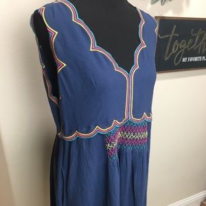 Millie Scalloped Pocket Dress